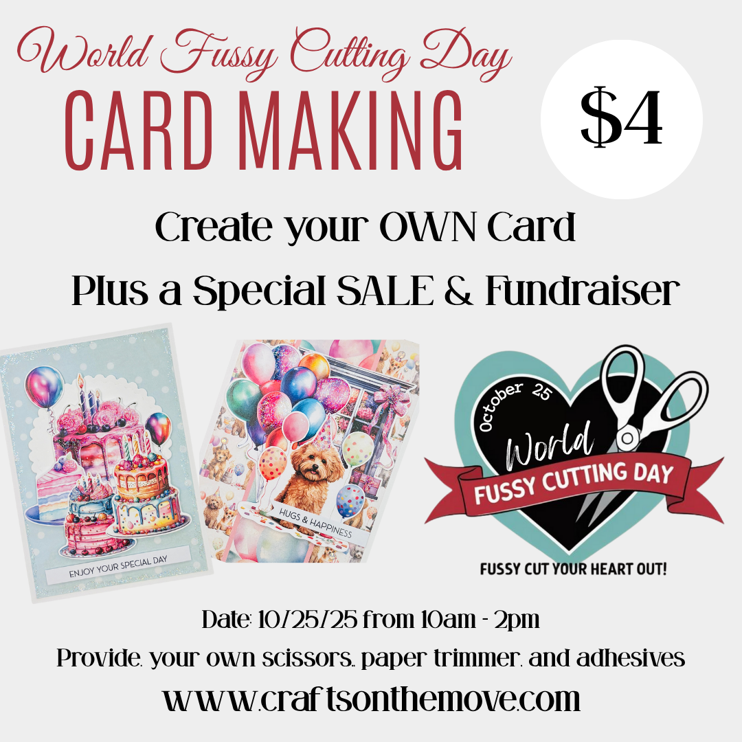 In Store World Fussy Cutting Day Event