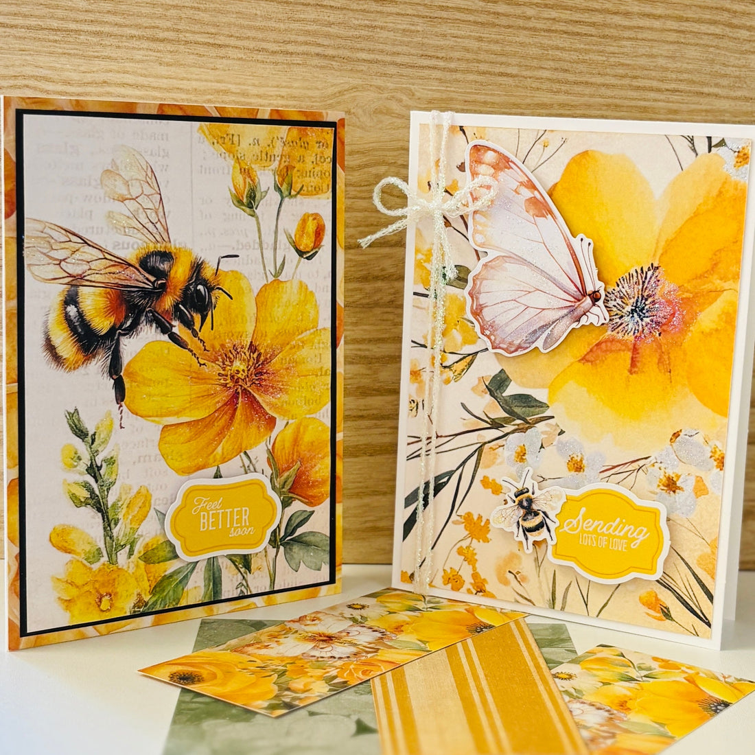 Paper Rose Studio Bees & Butterflies Card Inspiration
