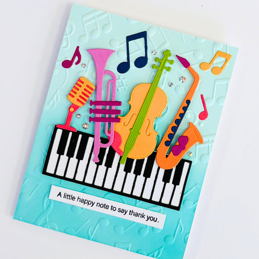 Spellbinders Musical Notes Collection by Bibi Cameron