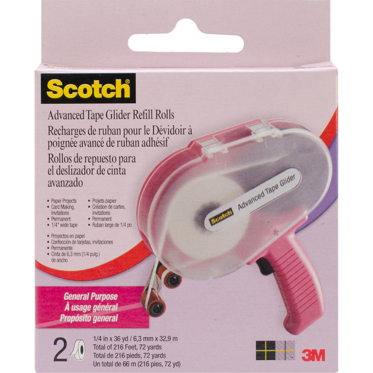 Scotch® Advanced Tape Glider Refills, General Purpose