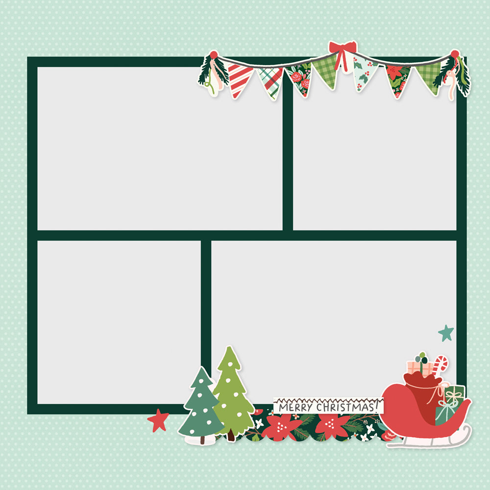 Santa's Village - Simple Stories Page Pieces