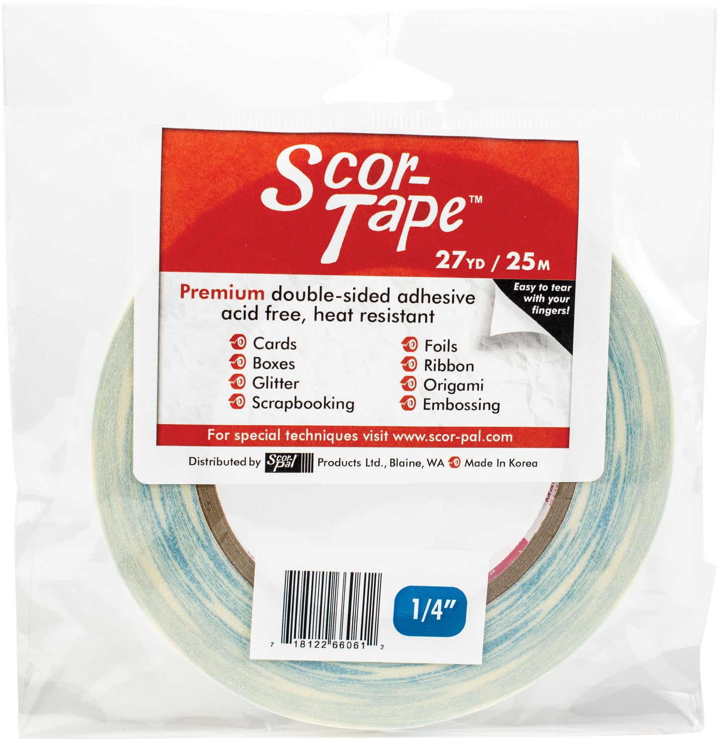 Scor-Tape 1/8" to 1"