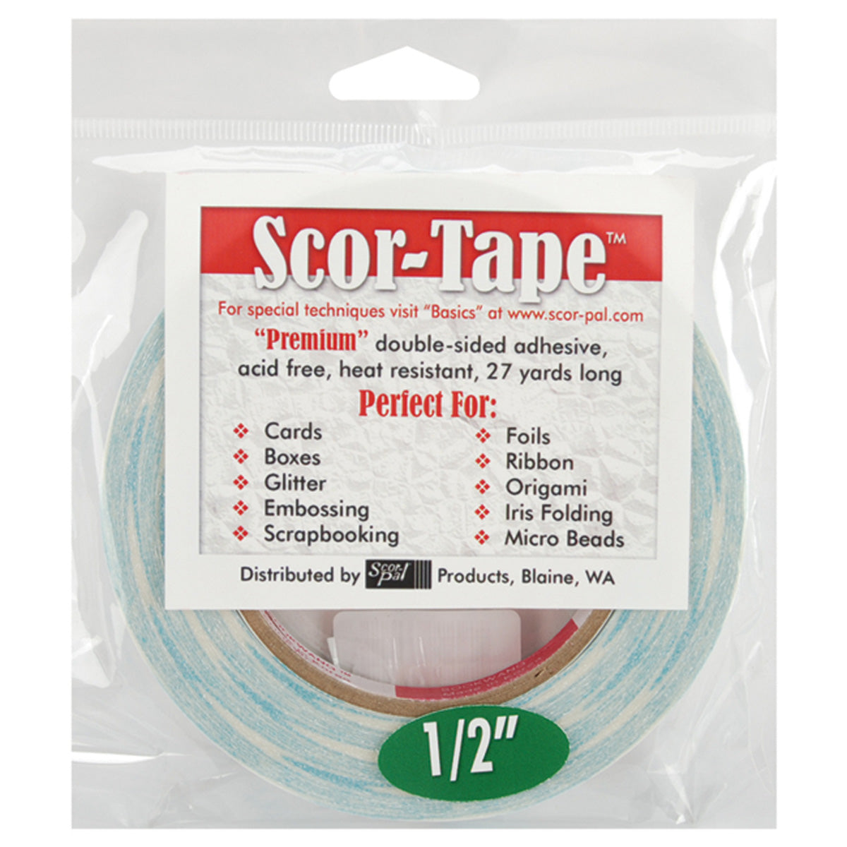 Scor-Tape 1/8" to 1"