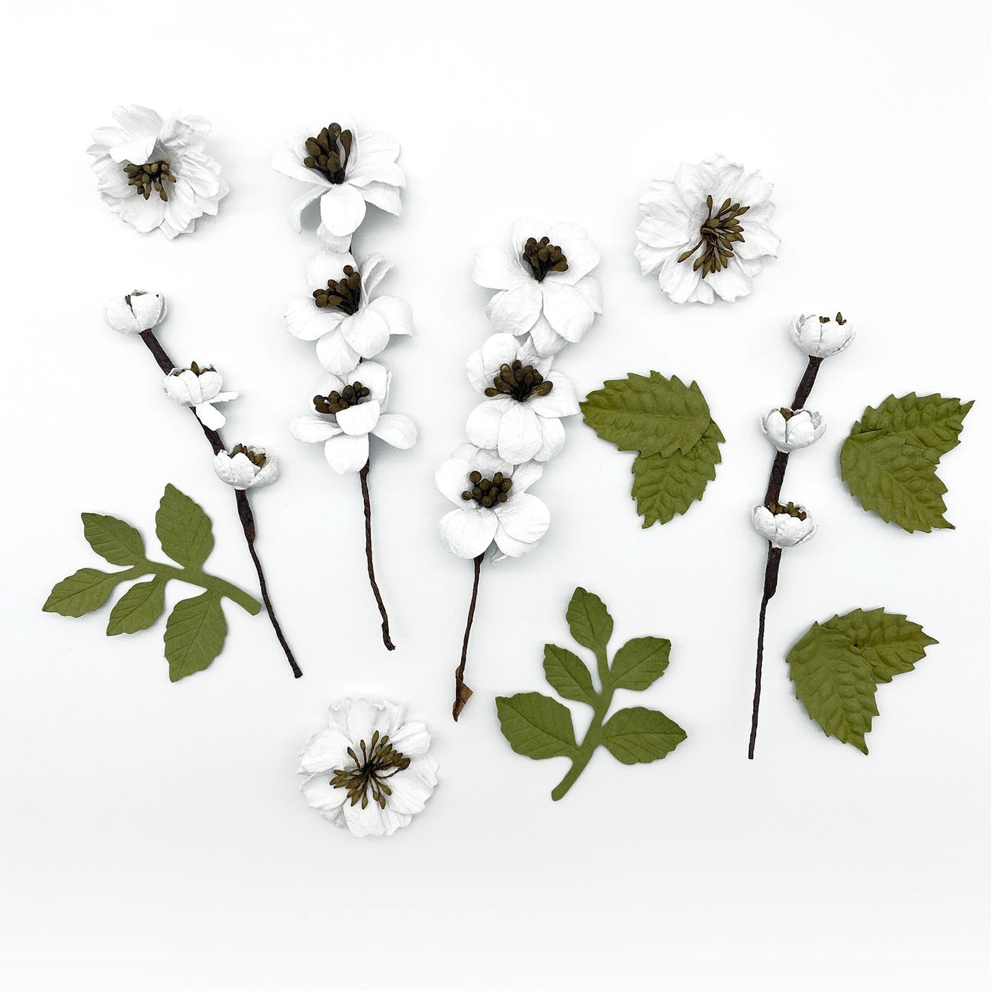 49 And Market Wildflowers Paper Flowers-Salt