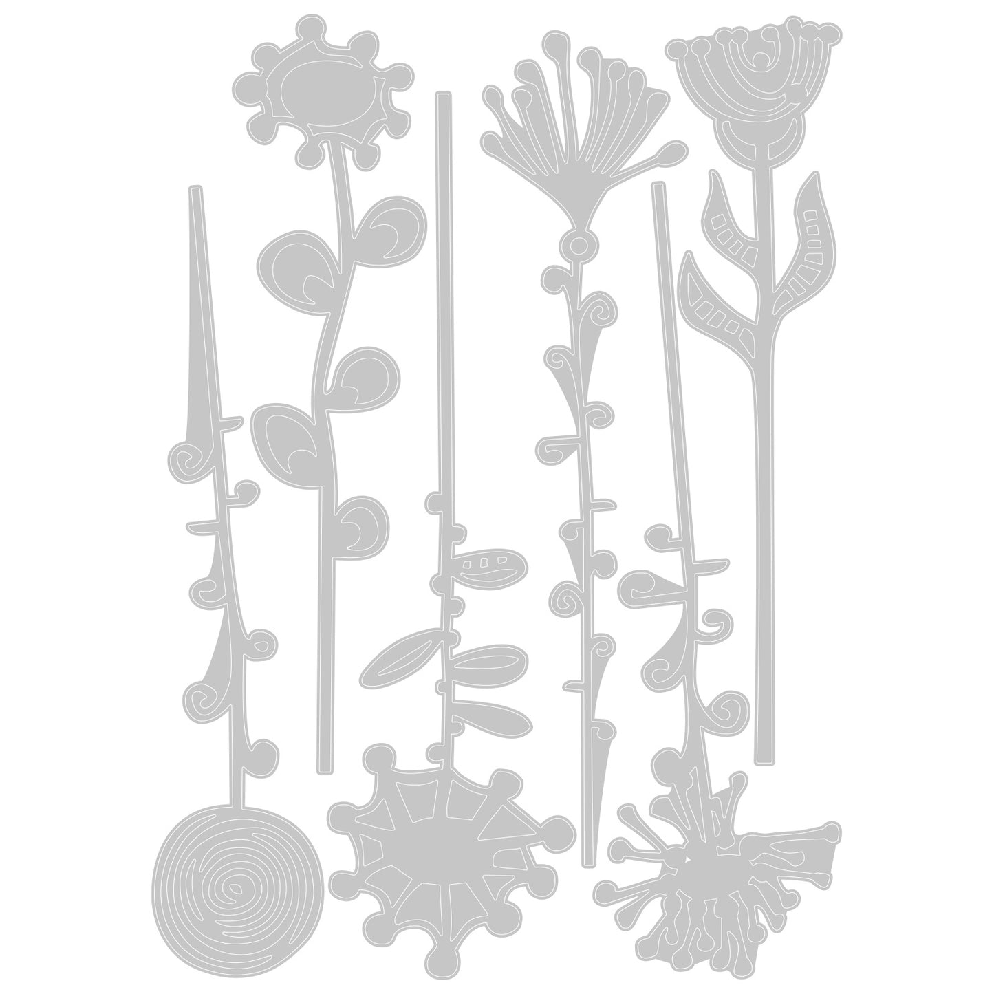 Artsy Stems Tim Holtz Sizzix Dies