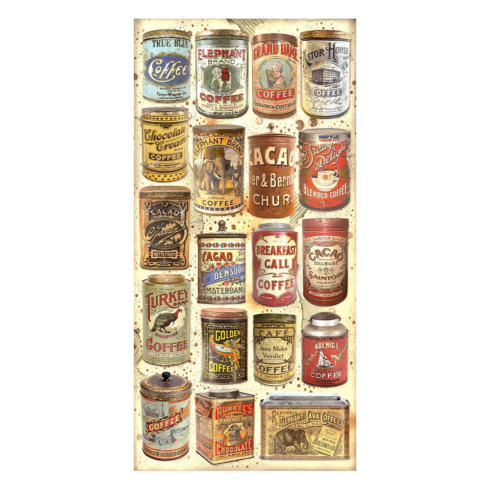 Coffee & Chocolate Stamperia Collectables 6"X12" 10/Pkg