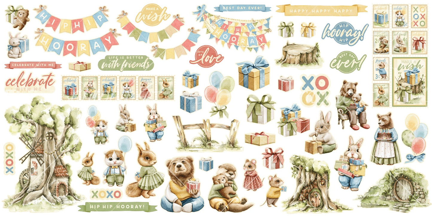 Hip Hip Hooray Ephemera Set