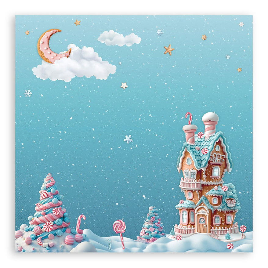 Stamperia Candy Christmas Single-Sided Paper Pad 8"X8"