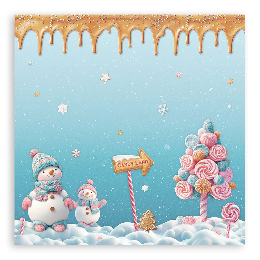 Stamperia Candy Christmas Single-Sided Paper Pad 12"x12"