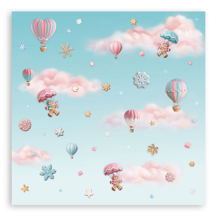 Stamperia Candy Christmas Single-Sided Paper Pad 12"x12"