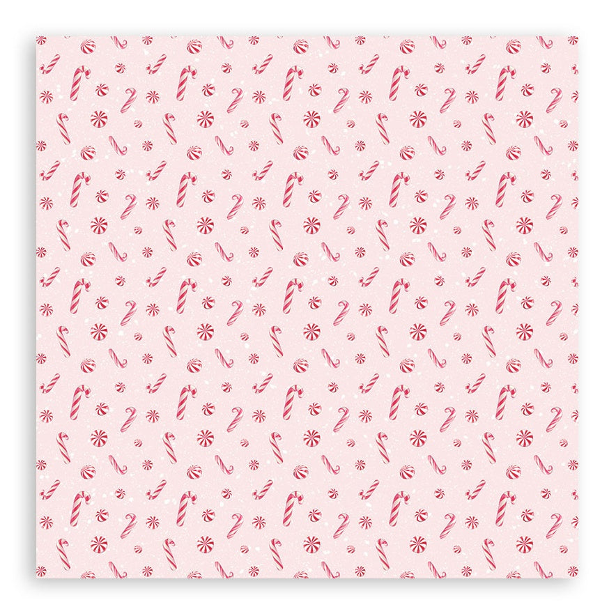Stamperia Candy Christmas Single-Sided Paper Pad 12"x12"
