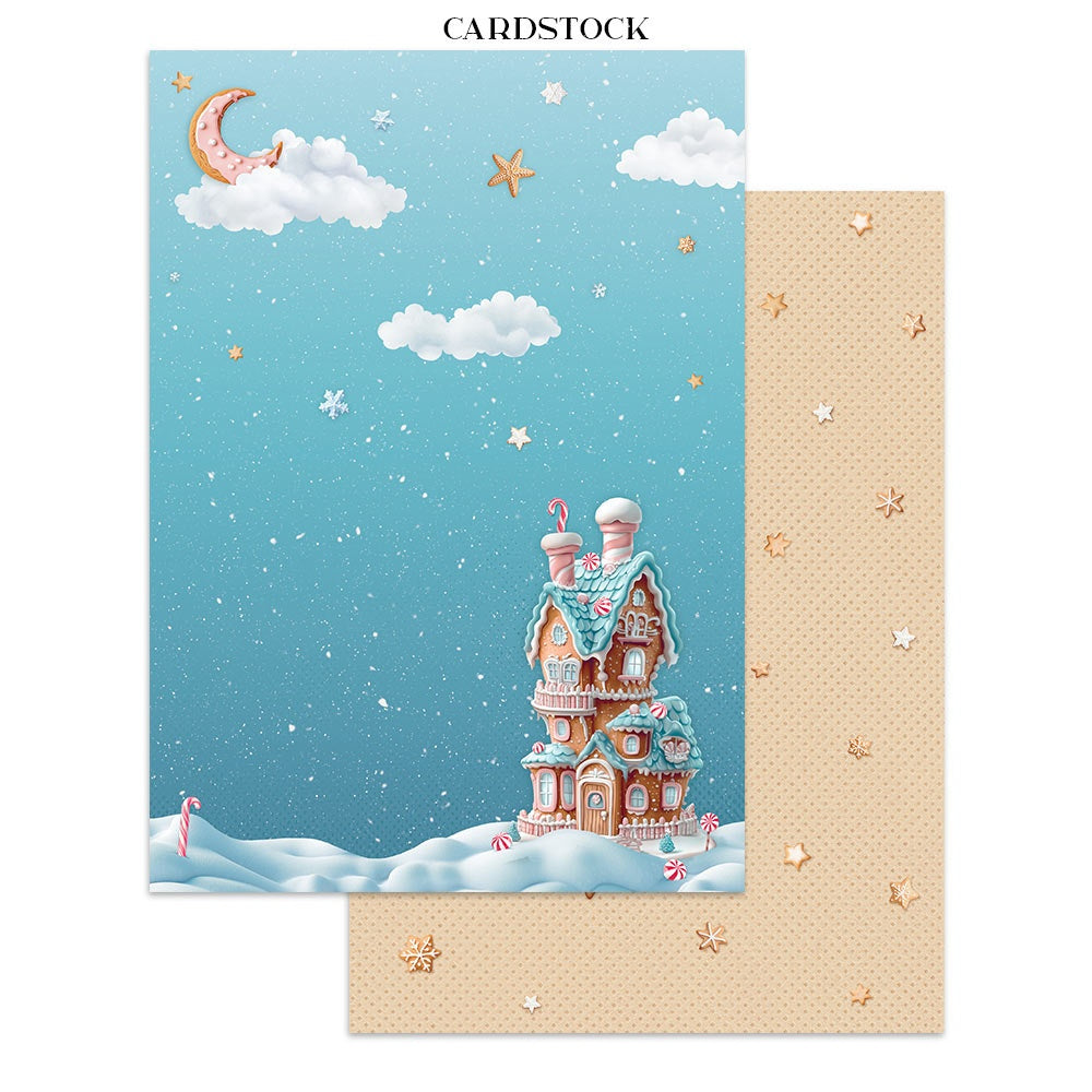Stamperia Candy Christmas Junk Journal Stickers, Cut-outs & Backgrounds