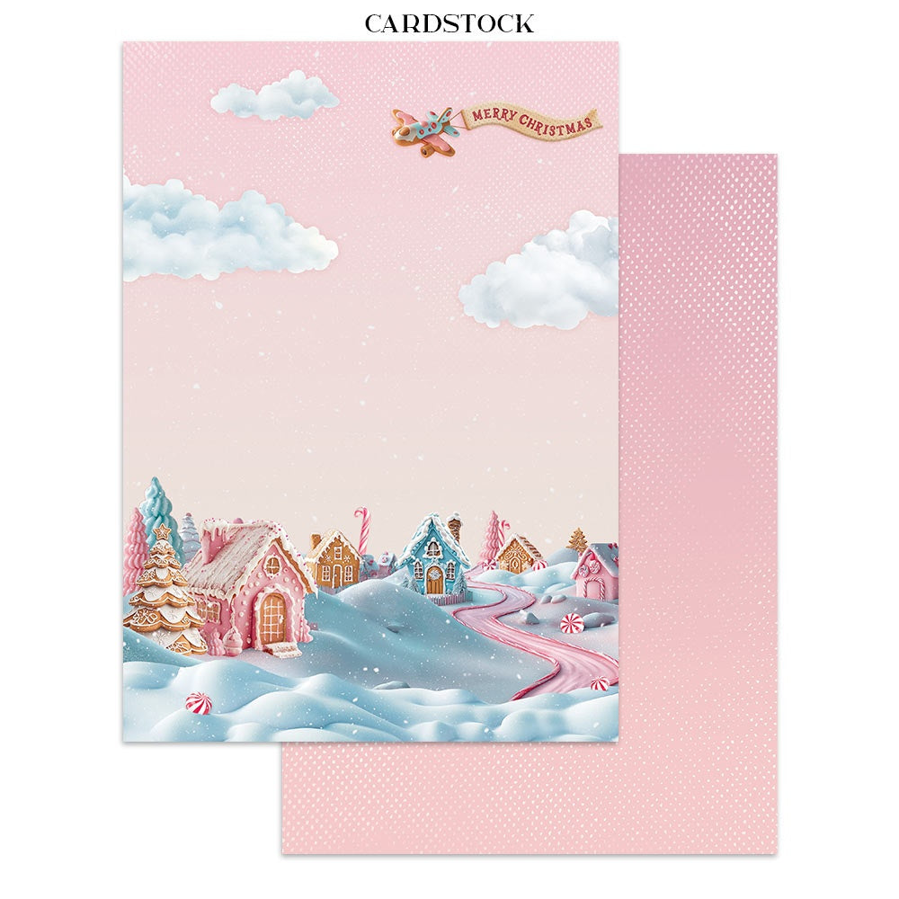 Stamperia Candy Christmas Junk Journal Stickers, Cut-outs & Backgrounds
