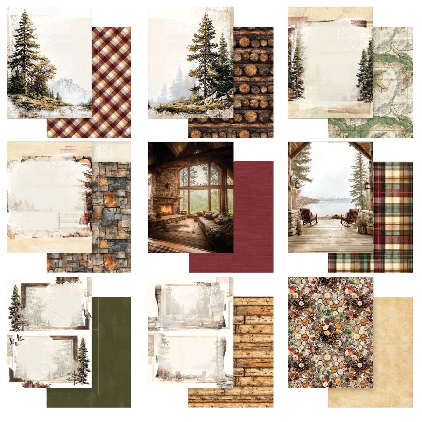 49 And Market Collection Pack 6"X8" - Timber and Tweed