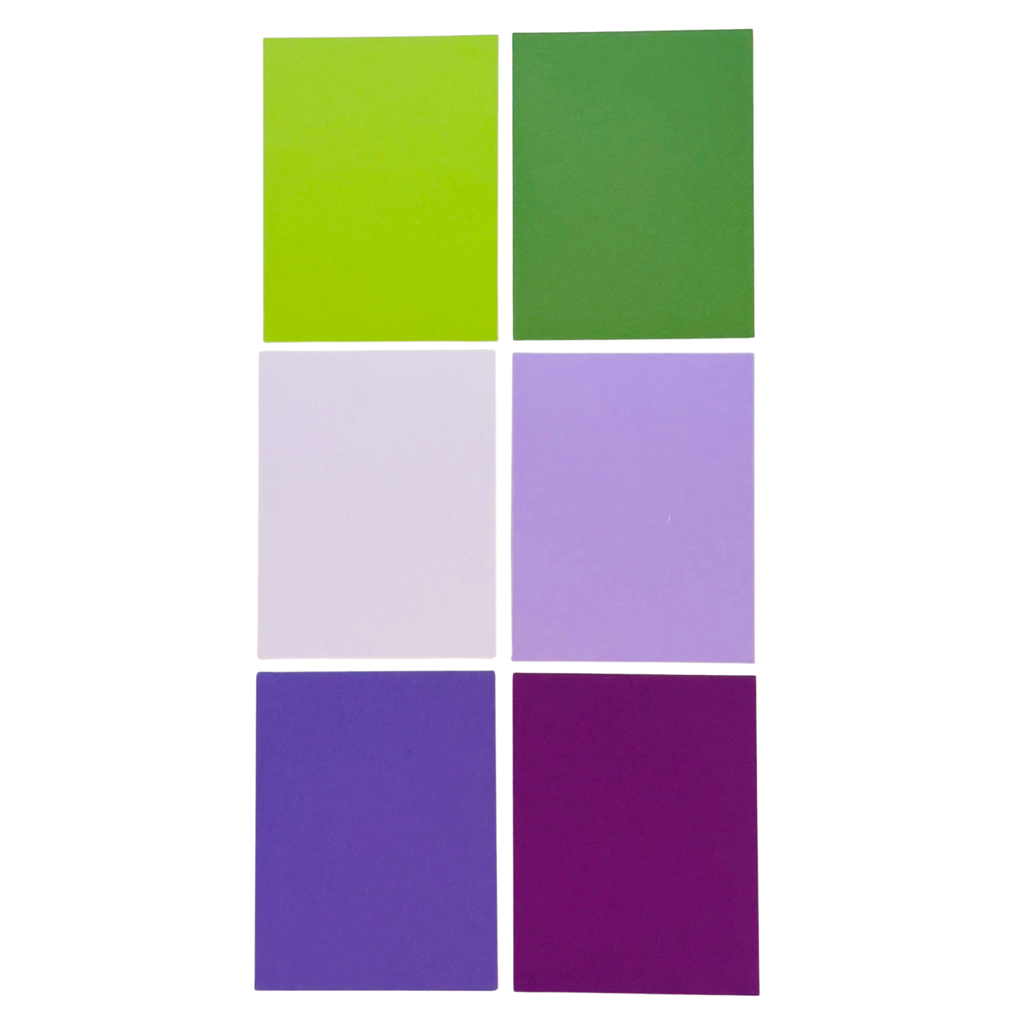 Spellbinders ColorWheel A2 Purple Floral Cardstock Panels