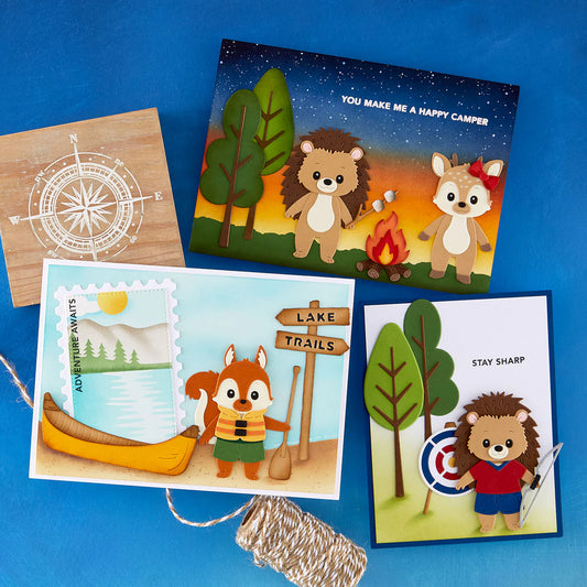 Summer camp greeting card samples