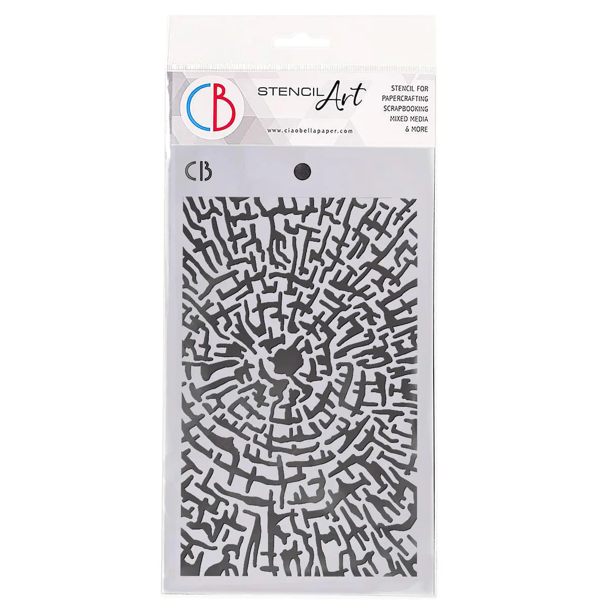 Ciao Bella Texture Stencil 5"x8" Cross Section