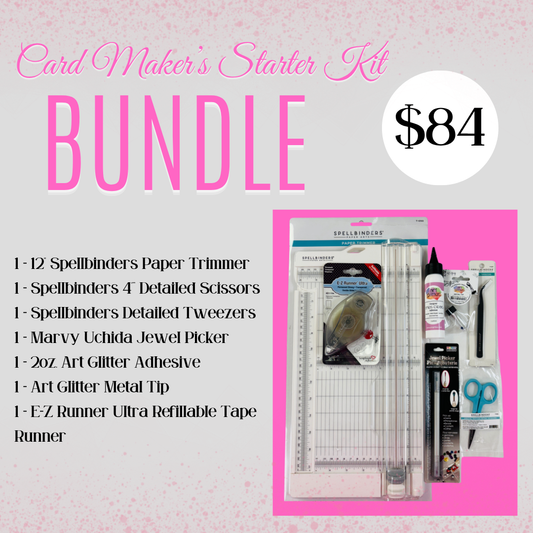 Get Started - Card Making Starter Tools & Supply Bundle