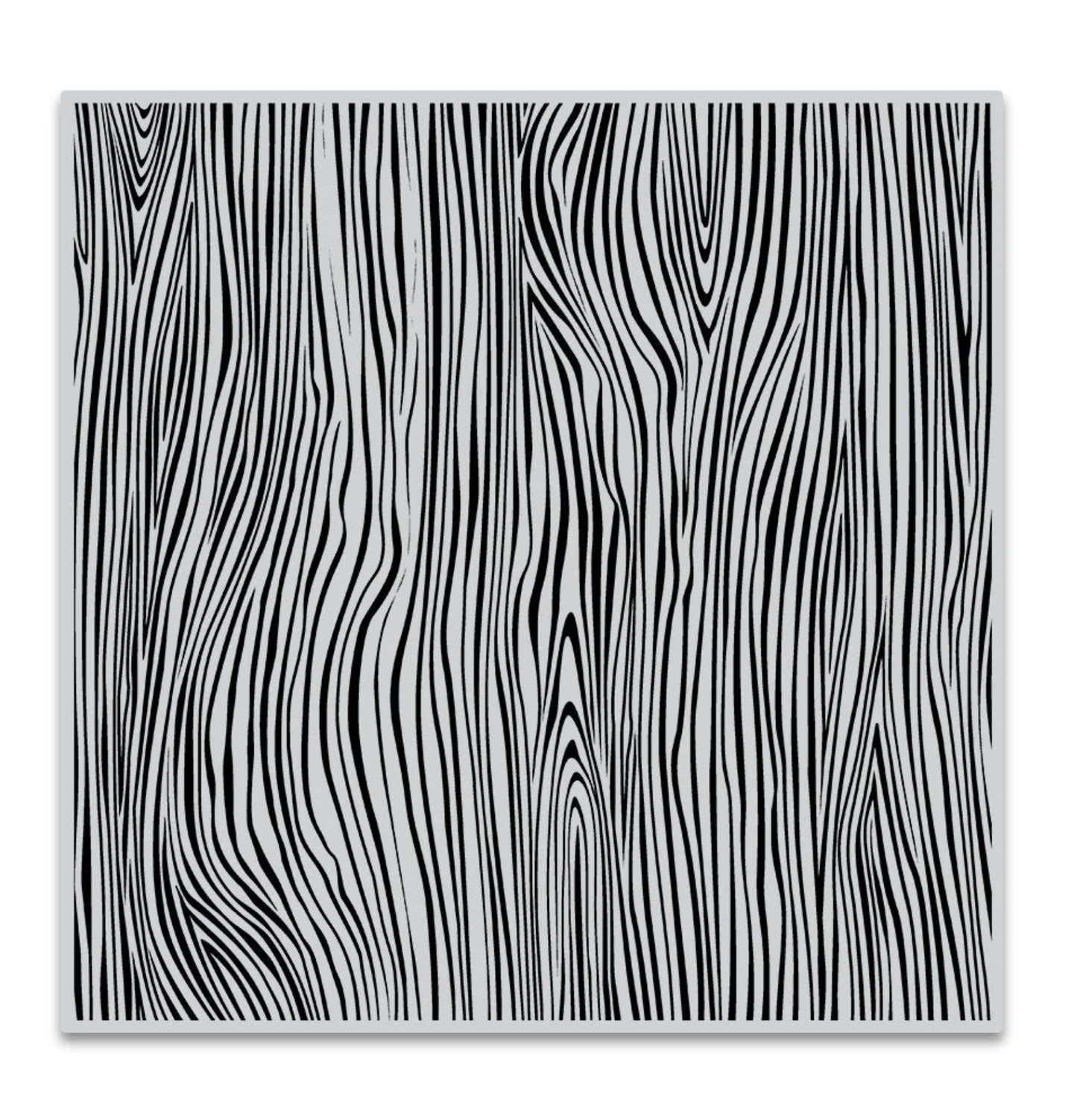 square wooden grain pattern on a white background