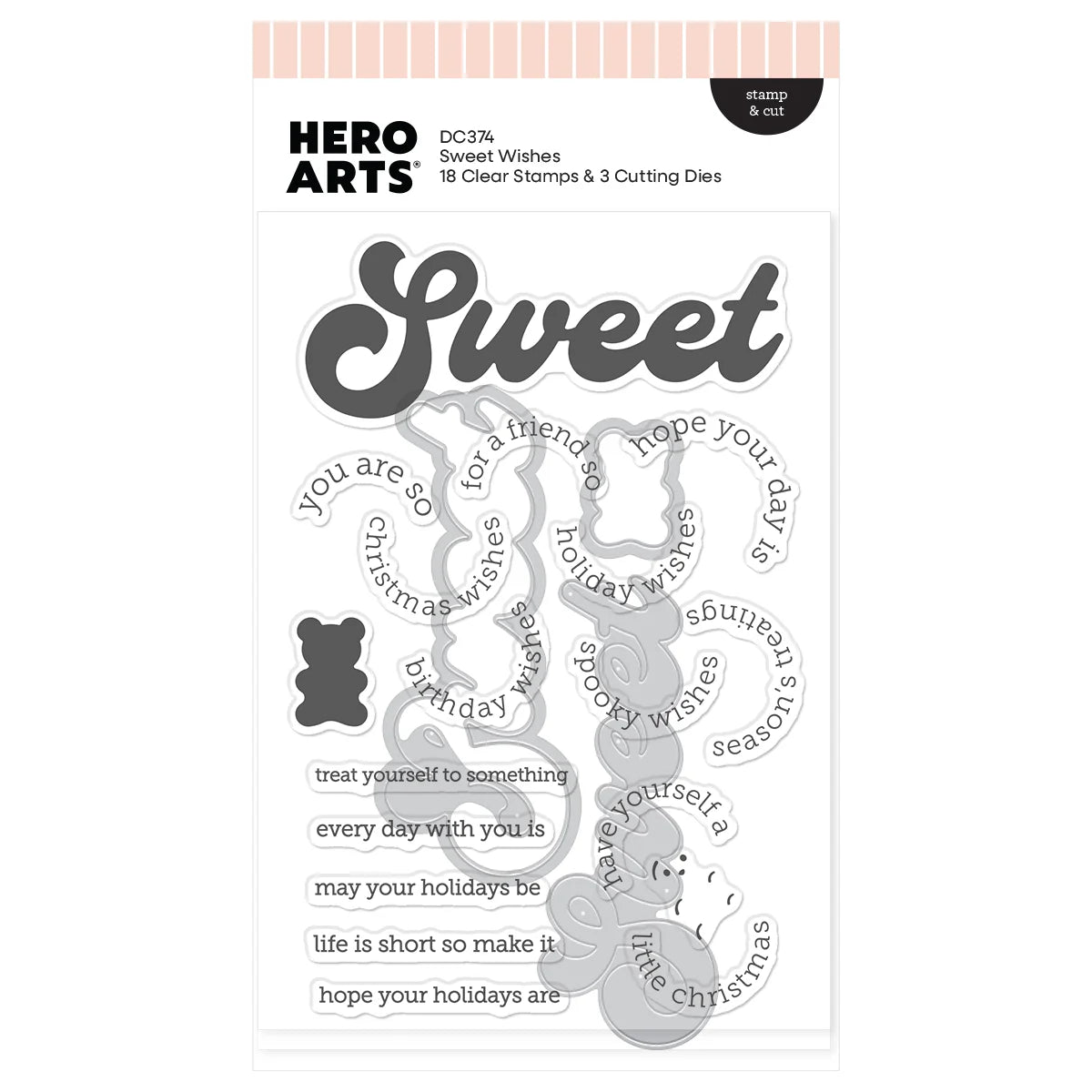 Hero Arts Beary Sweet Holiday Bundle by Carly Tee