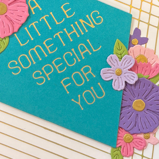 Crossed Lines Hot Foil Card Kit