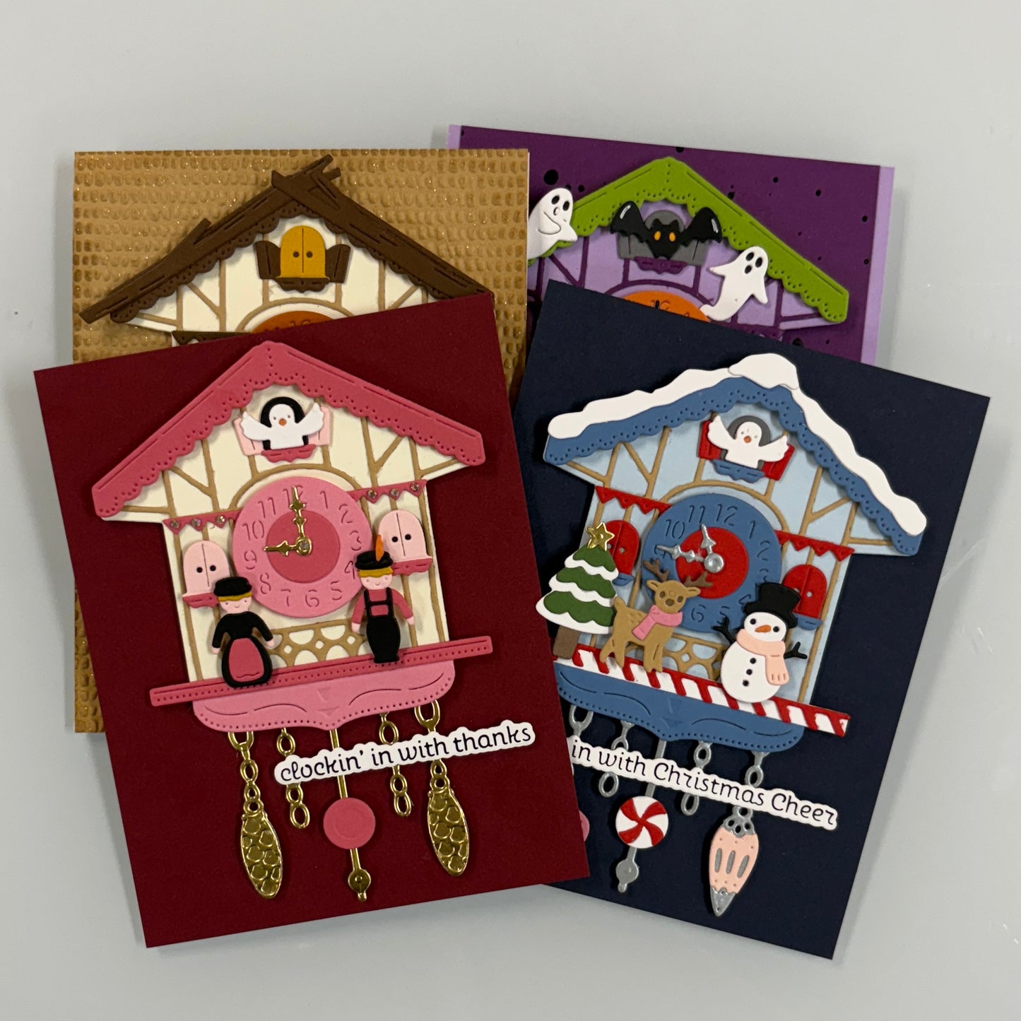 Spellbinders Cuckoo Cottage Die & Card Kit Bundle