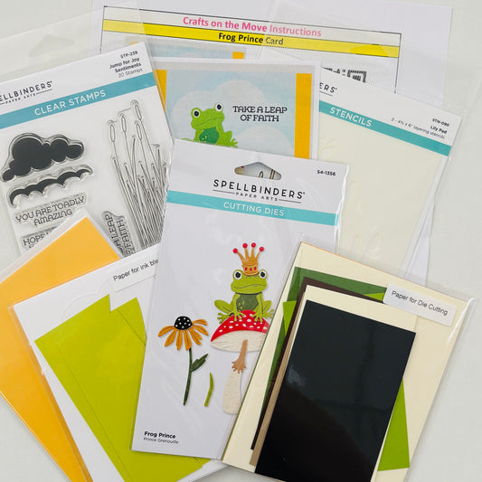 Spellbinders Jump for Joy - I Want it All Bundle w/ Frog Prince Card Kit