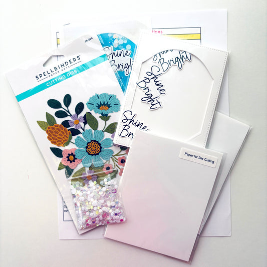 Shine Bright A2 Shaker Card