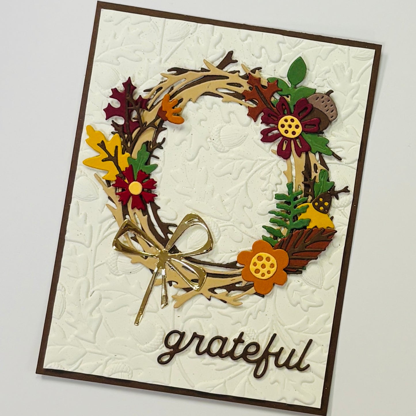 Sizzix Vault Foliage Wreath Thinlits