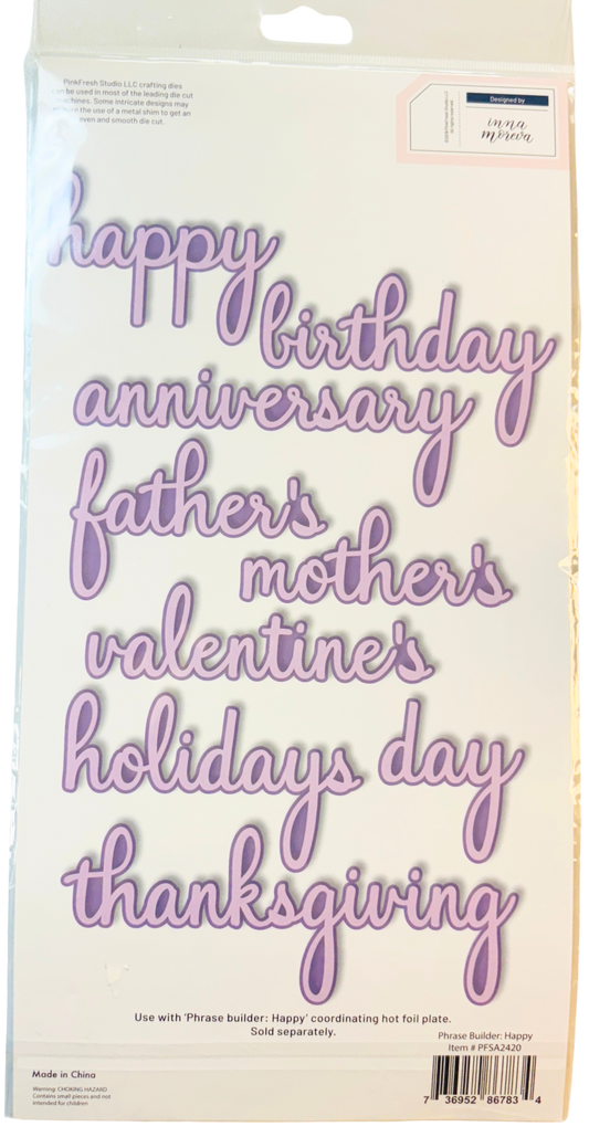 Pink Fresh Studiio Phrase Builder: Happy