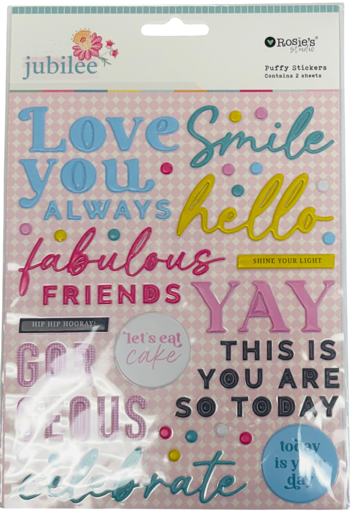 Rosie's Studio Jubilee Puffy Stickers