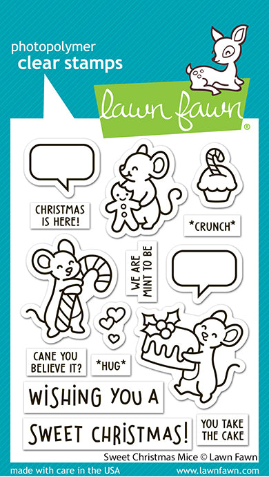 Lawn Fawn Sweet Christmas Mice Bundle