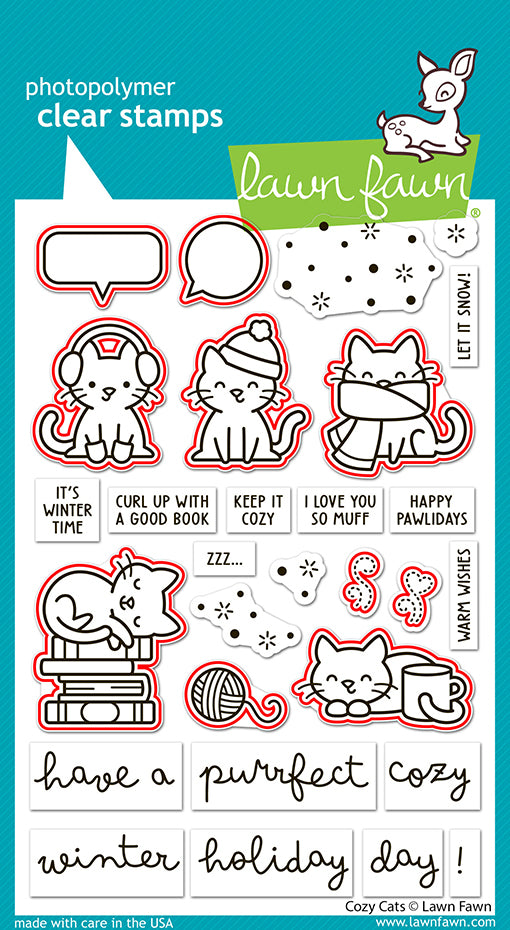 Lawn Fawn Cozy Cats Bundle