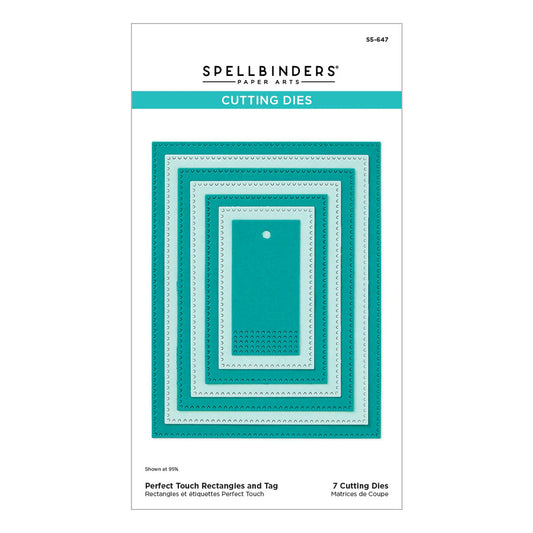 Spellbinders Perfect Touch Rectangle packaging