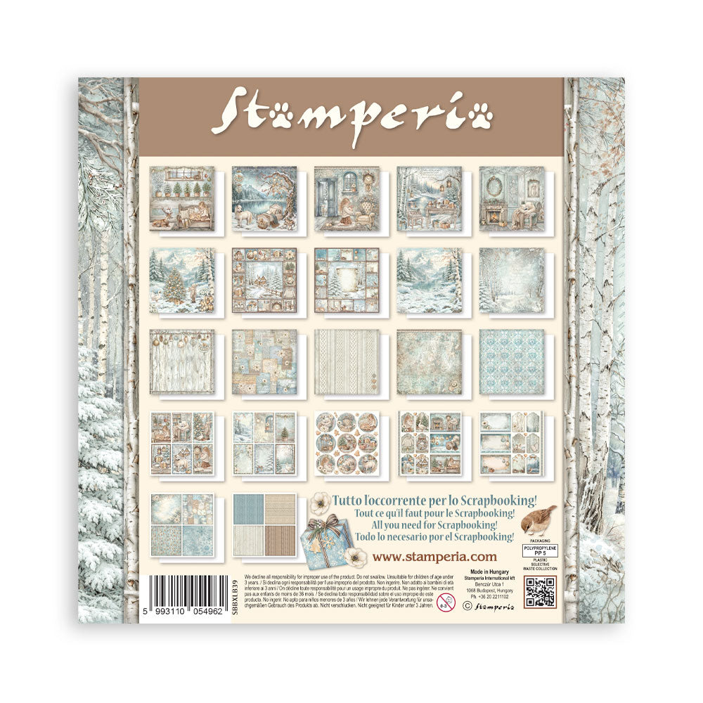 Stamperia - 12x12 White Christmas Collection - Single Sided