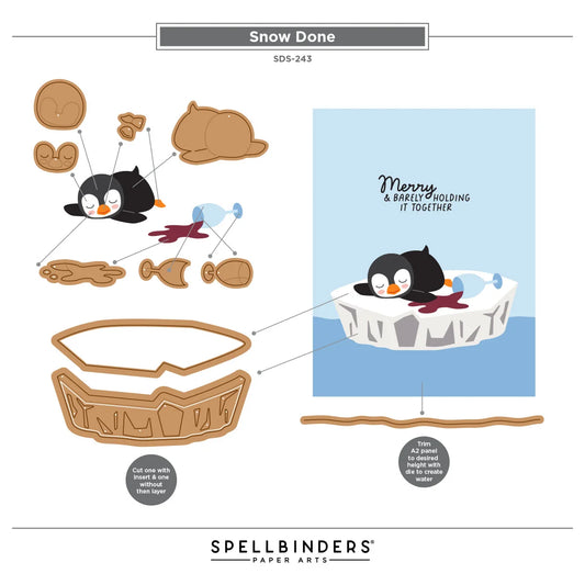 Spellbinders Merry Mayhem Stamp & Die Bundle