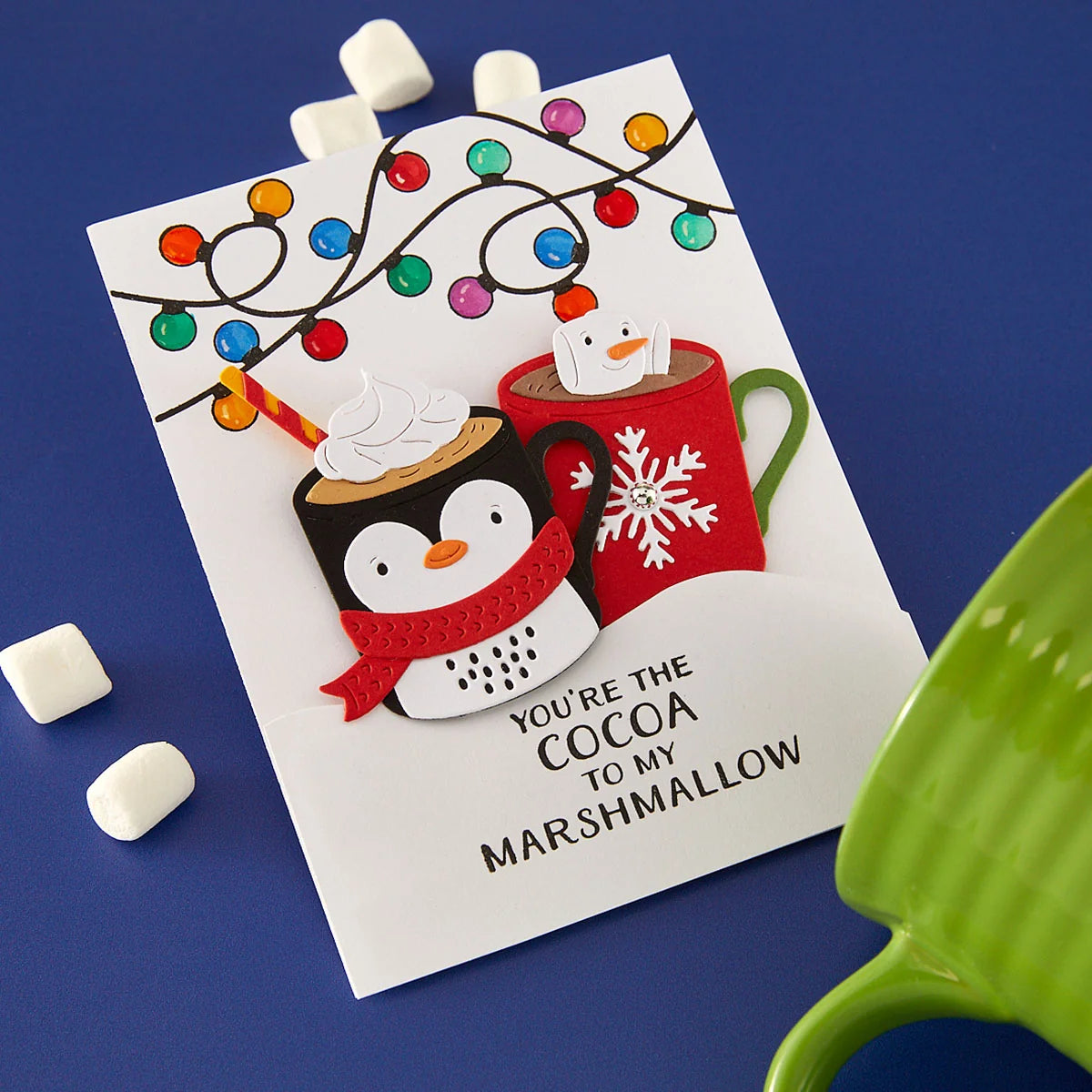 Spellbinders Merry Mugs and Kisses Die, Stamp & Stencil Bundle