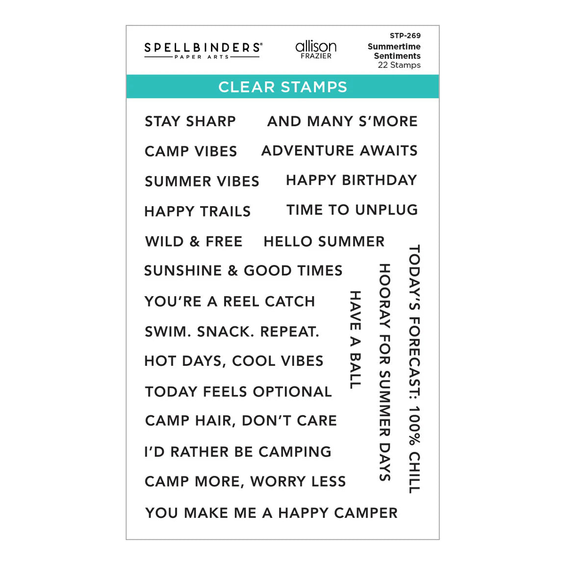 Summertime Sentiments Clear Stamp Set