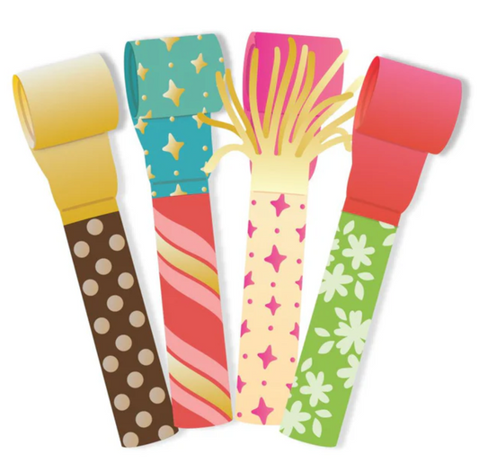 Party Blower Die & Stencil Bundle