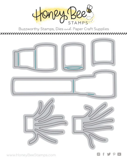 Party Blower Die & Stencil Bundle