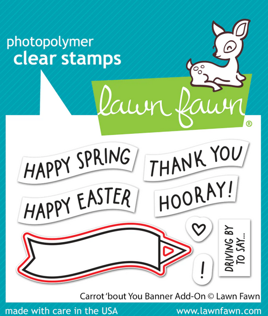 Carrot 'bout You Banner Stamp & Die Add-on