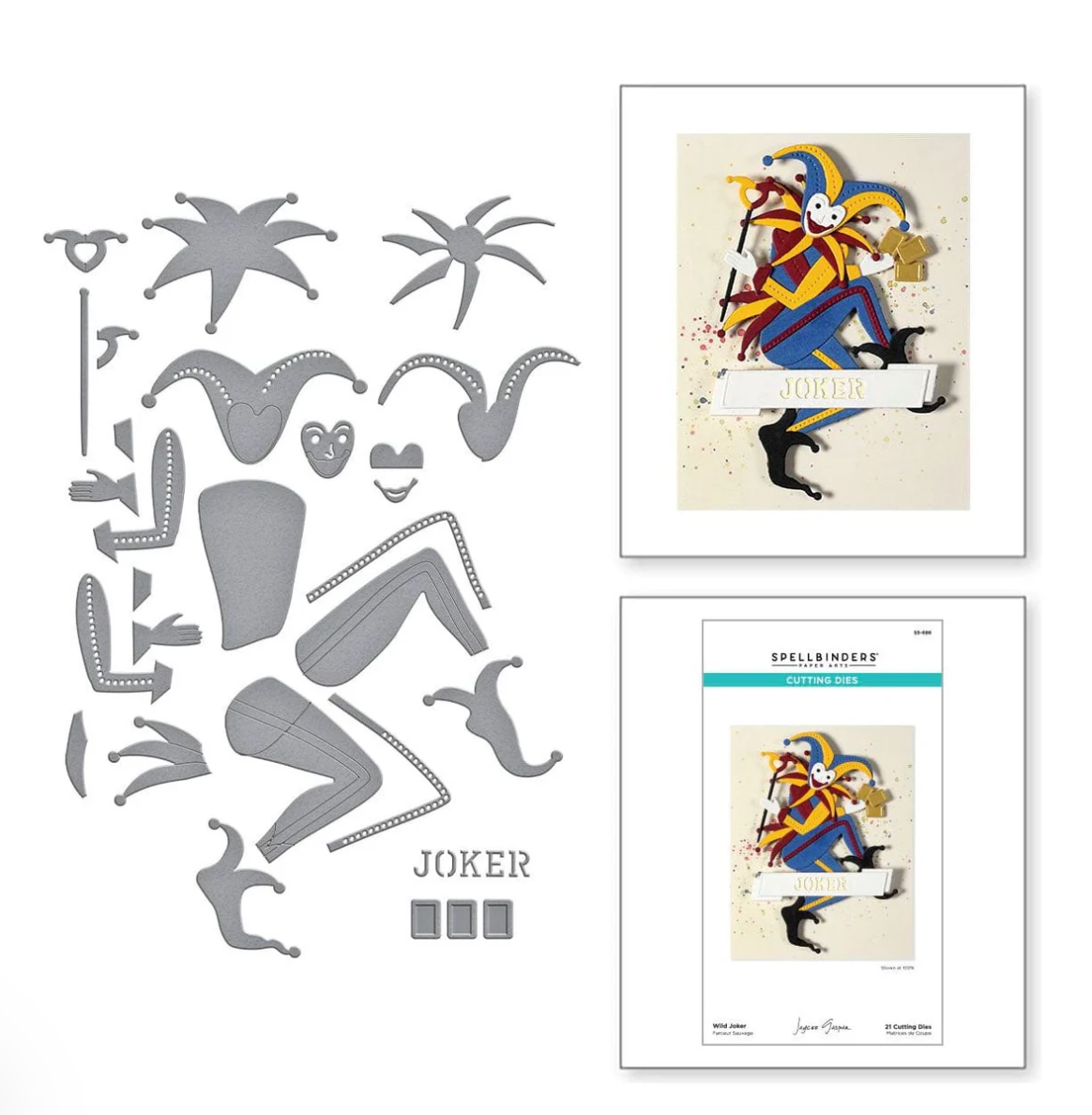 Spellbinders Wild Joker Die Set