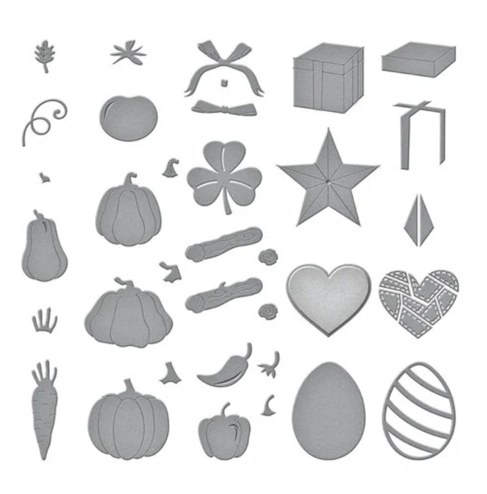 Seasonal Decor Etched Dies