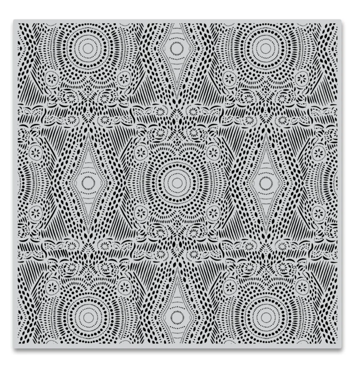 Festive Pattern Bold Prints Cling Stamp