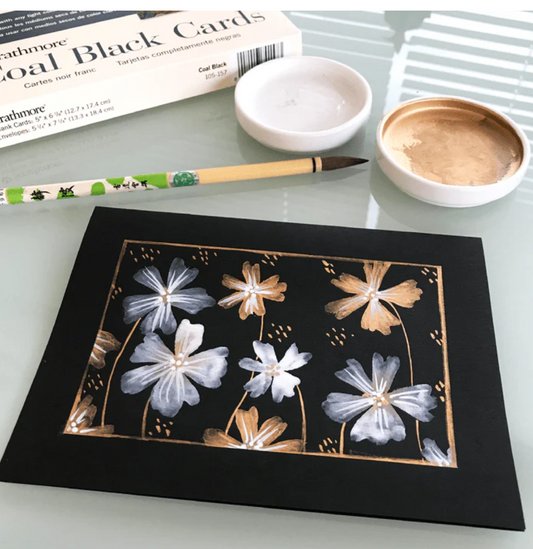 Yasutomo Reddish Gold Japanese Watercolor