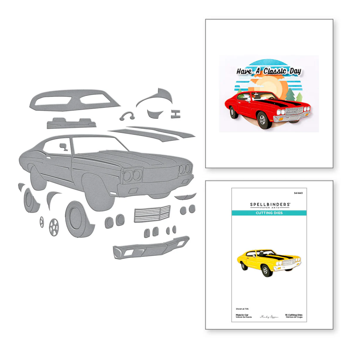 Muscle Car Etched Dies