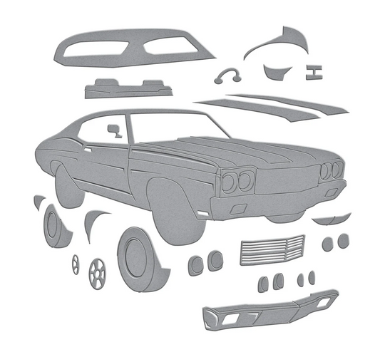 Muscle Car Etched Dies