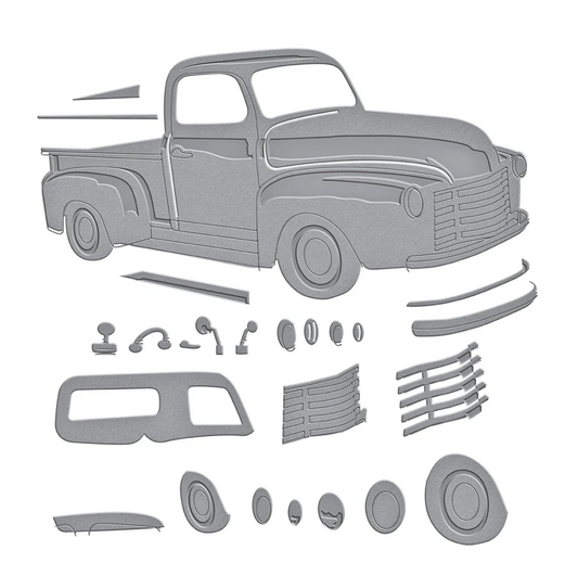 Timeless Truck Etched Dies