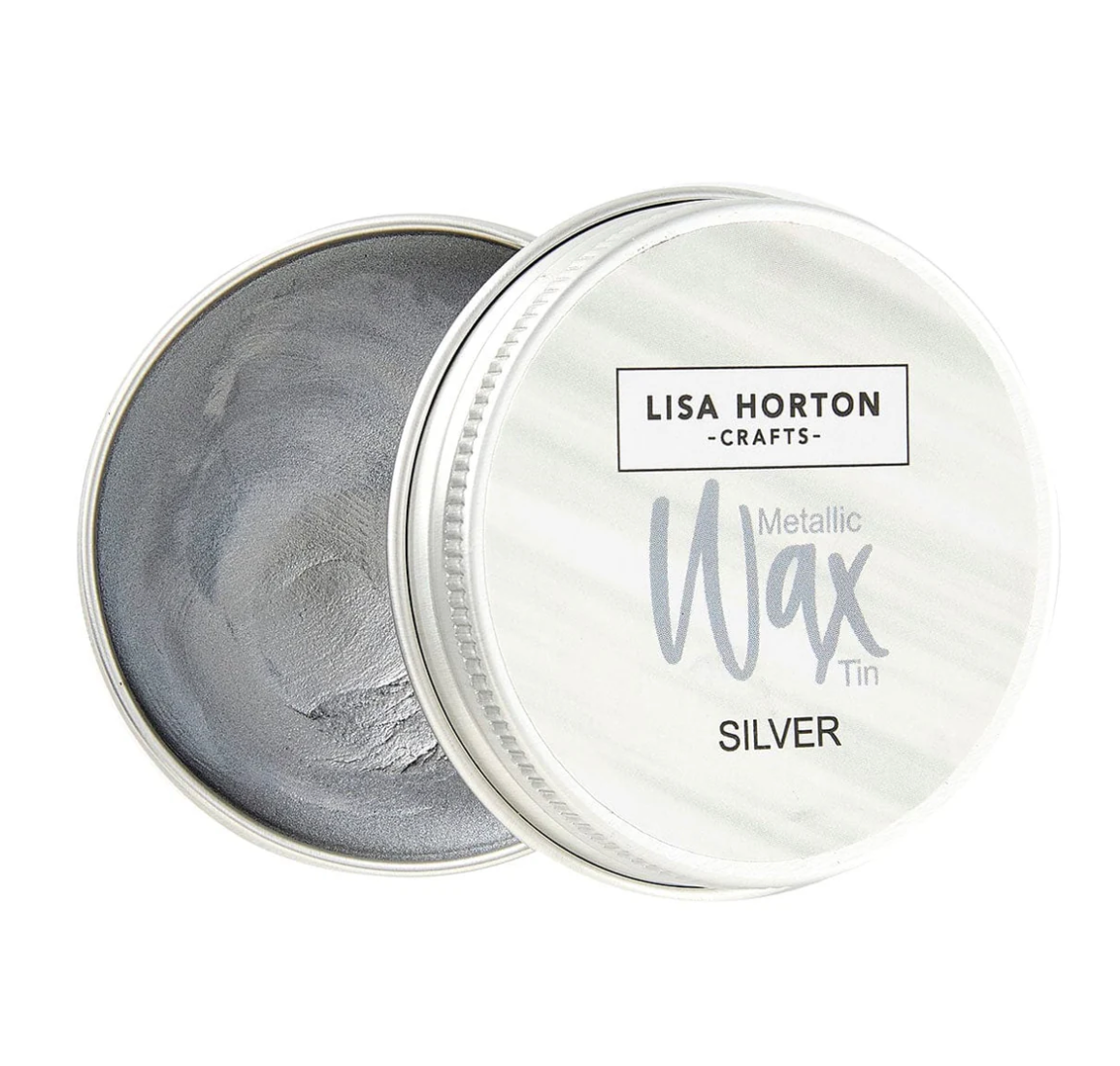 Lisa Horton Crafts Water Based Wax Tin - Silver #877