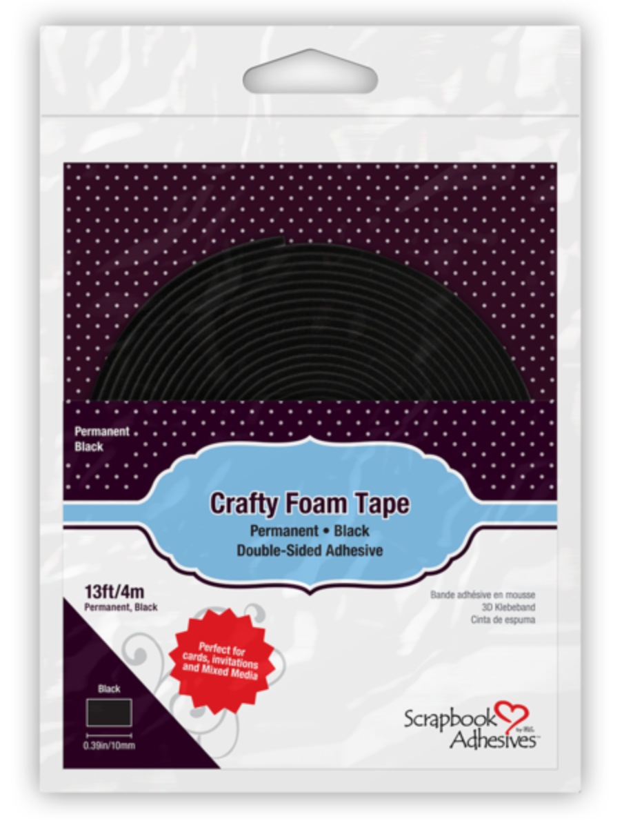 Crafty Foam Tape Black - 13ft